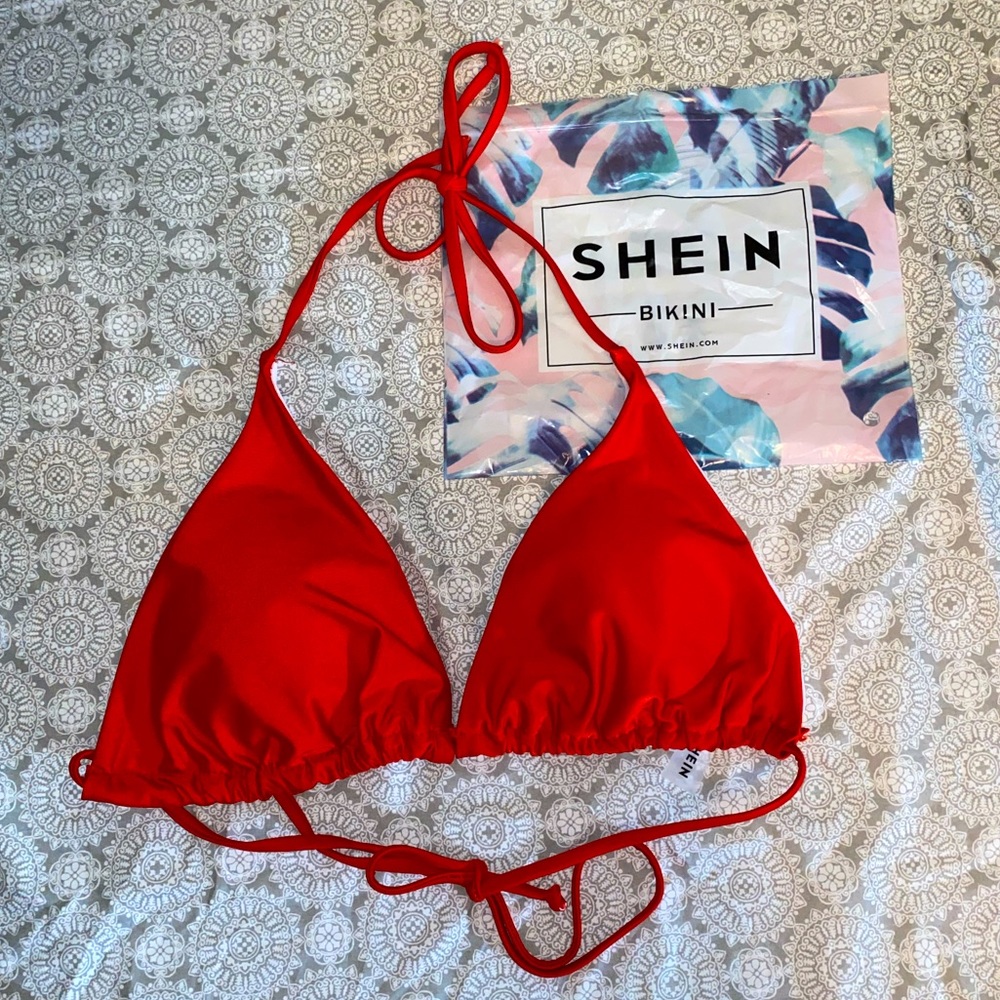 SHEIN Triangle Bikini Top